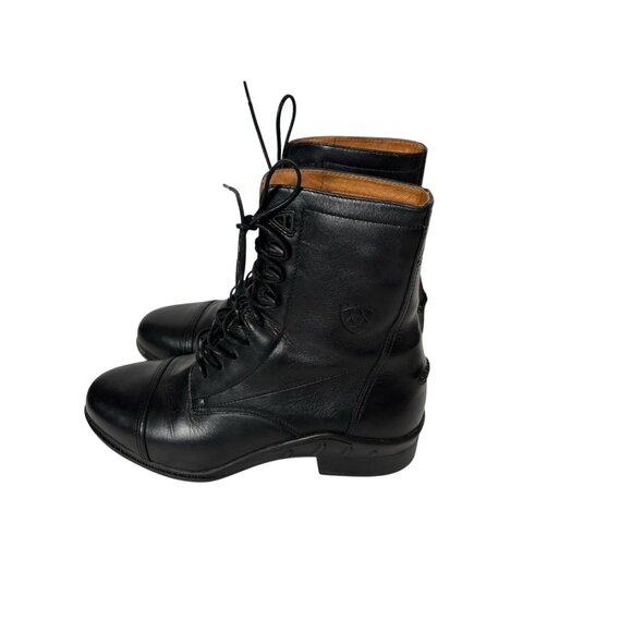 Ariat  Boot Mens 10 D Paddock Lace Up Black Equestrian Riding Gorpcore Leather